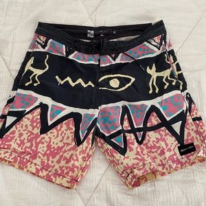 Quicksilver Mens Swim Trunk Board Shorts Size 32